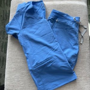 FIGS CEIL BLUE SCRUB SET 🥶🦋🐳🌀